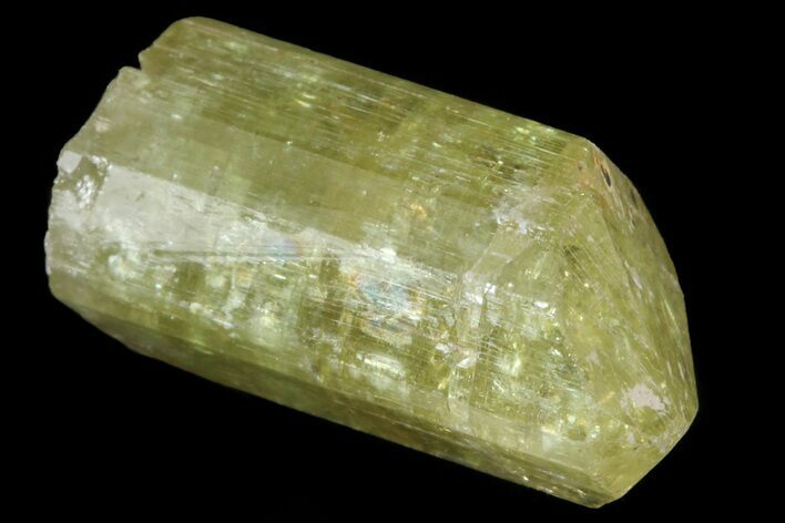 Lustrous Yellow Apatite Crystal - Morocco #82483